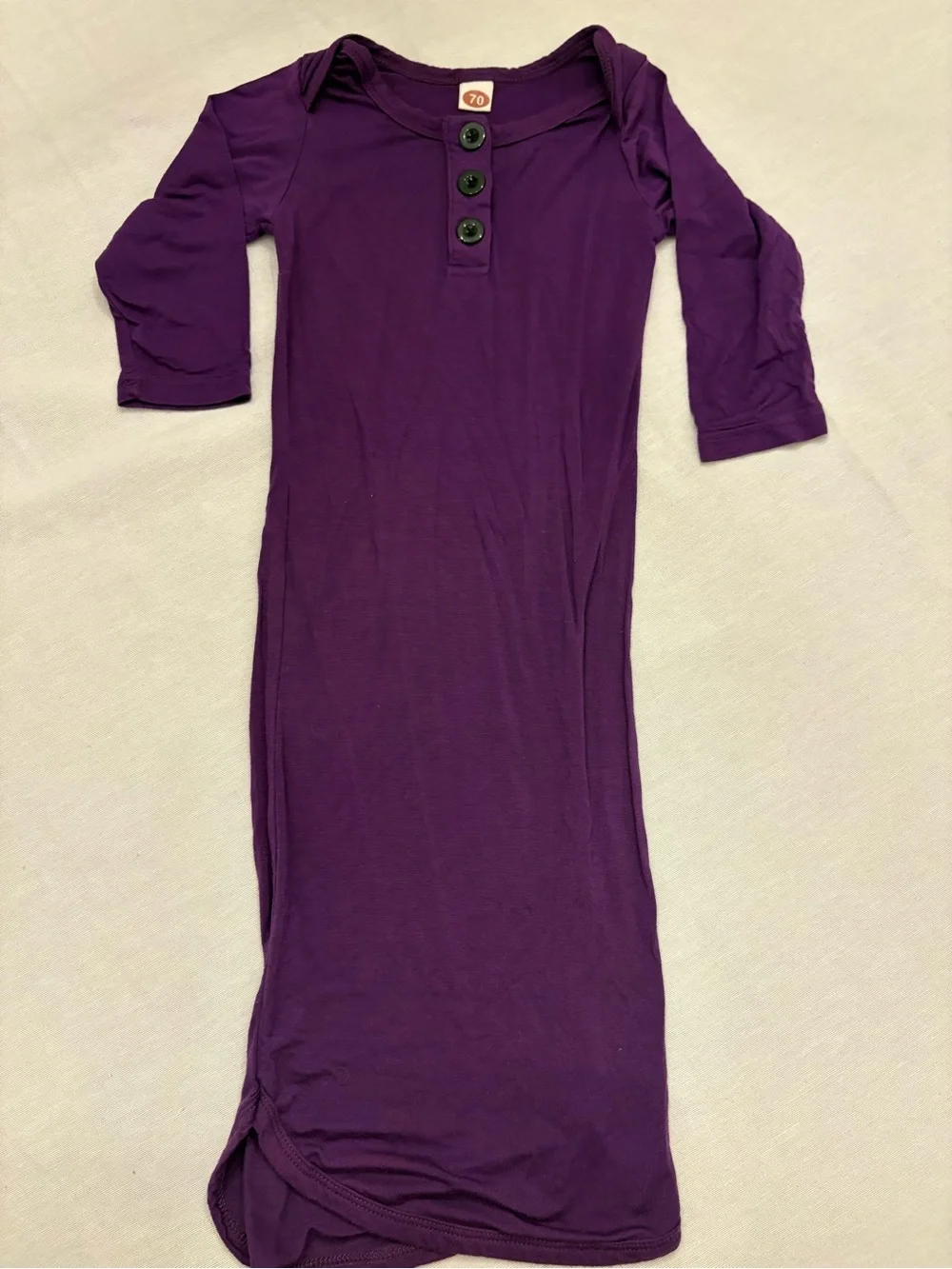 Purple Knot gown